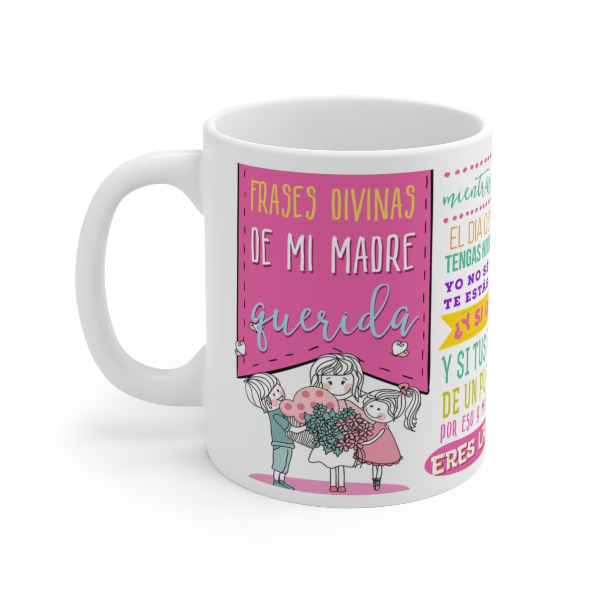 Regalos para Mama. Tazas para Cafe de Dia de Madres de 11 oz. Querida Madre  Mug.